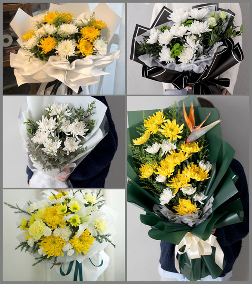 贵州遵义赤水市石堡乡白事花束代送